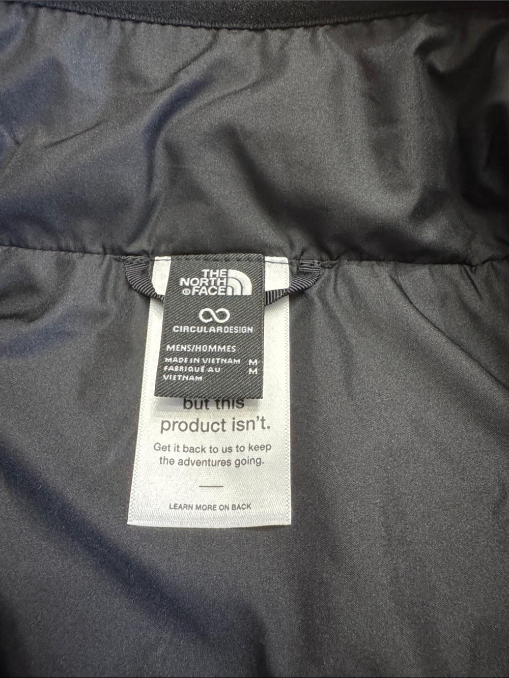 The North Face Black Quilted Insulated Vest - Picture 2 of 3